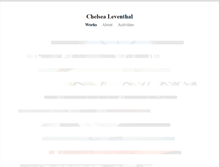 Tablet Screenshot of chelsealeventhal.net